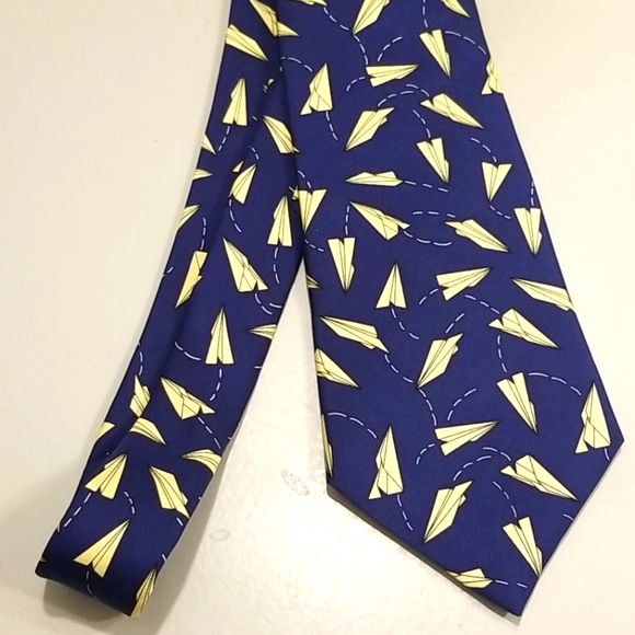 Josh Bach Other - Josh Bach pure silk paper airplane tie